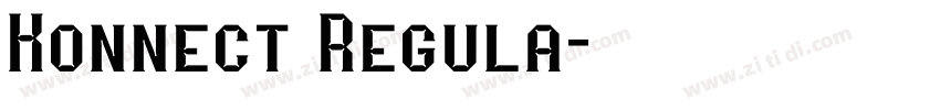 Konnect Regula字体转换